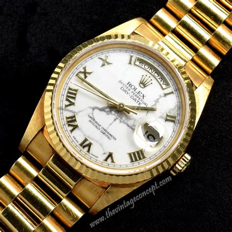 rolex day date 18k yellow gold price|rolex day date 18238.